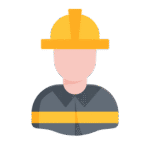 illustration of a professional roofing contractor, emphasising the importance of proactive roof maintenance financing to avoid expensive emergency repairs.